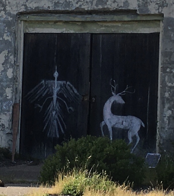 Bolinas painting on doors.jpg