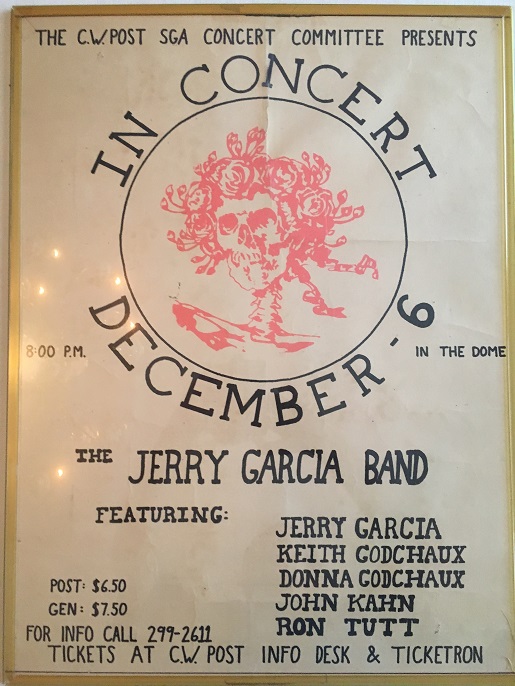 Jerry Garcia Band C.W.Post Poster 12061977_0.jpg