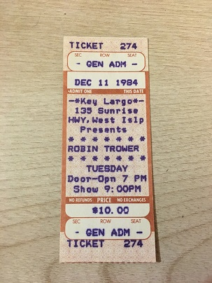 Robin Trower Key Largo December 1984 Stub resize_0.jpg