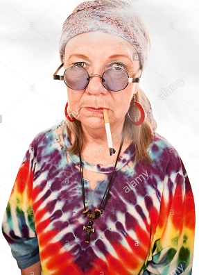 senior-hippie-lady-with-cigarette-in-a-cloud-of-smoke-X29WCK.jpg