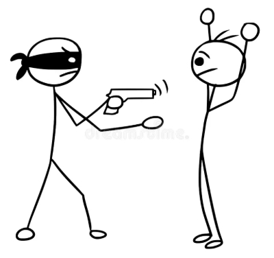 vector-stickman-cartoon-two-man-armed-robbery-attack-mug-crime-pistol-one-hands-up-robber-mask-pistol-87974451.jpg